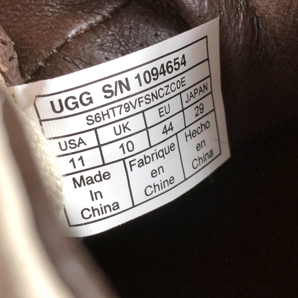 UGG Cali Low Top Mens Shoe White Size 11 - Picture 6 of 6